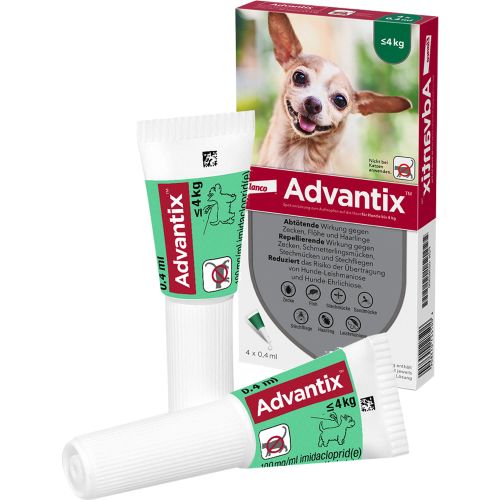 ADVANTIX Spot-on Lsg.z.Auftr.a.d.H.f.Hund bis 4 kg