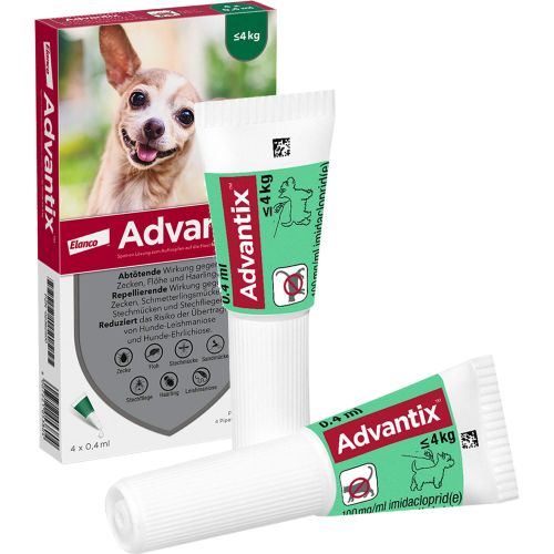 ADVANTIX Spot-on Lsg.z.Auftr.a.d.H.f.Hund bis 4 kg