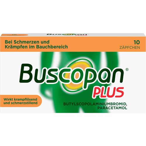 BUSCOPAN plus 10 mg/800 mg Suppositorien