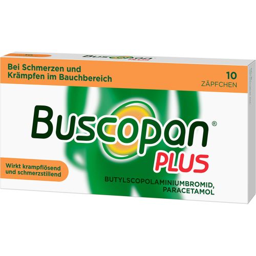 BUSCOPAN plus 10 mg/800 mg Suppositorien