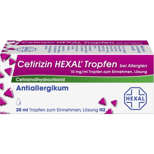 CETIRIZIN HEXAL Tropfen bei Allergien