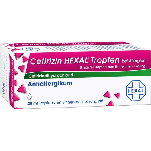 CETIRIZIN HEXAL Tropfen bei Allergien