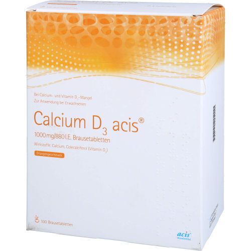 CALCIUM D3 acis 1000 mg/880 I.E. Brausetabletten