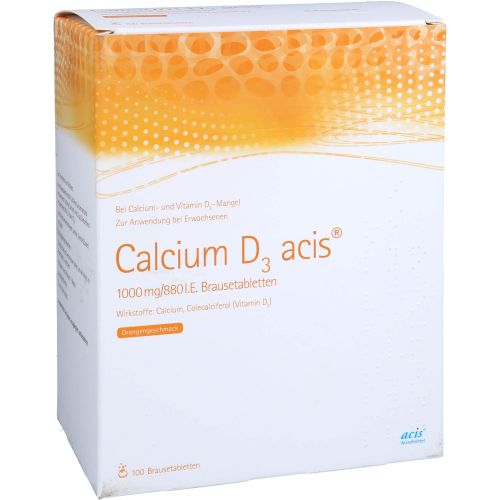 CALCIUM D3 acis 1000 mg/880 I.E. Brausetabletten