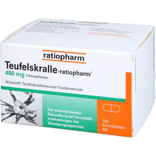 TEUFELSKRALLE-RATIOPHARM Filmtabletten