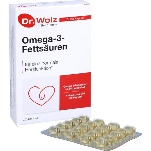 OMEGA-3 Fettsäuren 500 mg/60% Kapseln