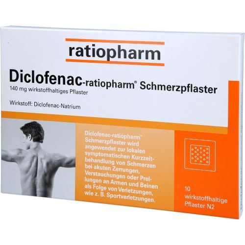 DICLOFENAC-ratiopharm Schmerzpflaster