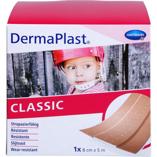 DERMAPLAST CLASSIC Wundpflaster 8 cmx5 m