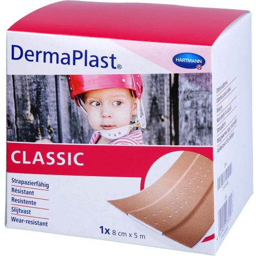 DERMAPLAST CLASSIC Wundpflaster 8 cmx5 m