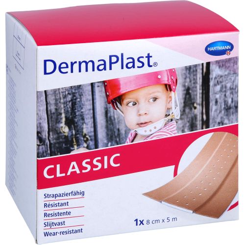 DERMAPLAST CLASSIC Wundpflaster 8 cmx5 m