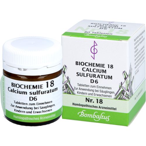 BIOCHEMIE 18 Calcium sulfuratum D 6 Tabletten