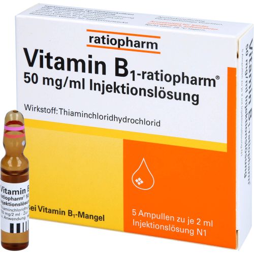 VITAMIN B1-RATIOPHARM 50 mg/ml Inj.Lsg.Ampullen