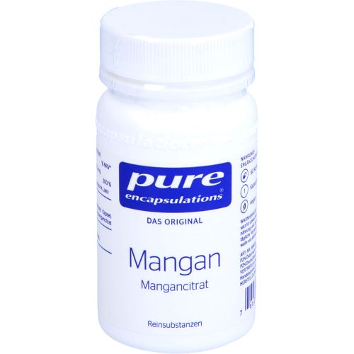 PURE ENCAPSULATIONS Mangan Mangancitrat Kapseln