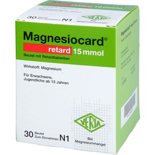 MAGNESIOCARD retard 15 mmol Beutel m.ret.Filmtabl.