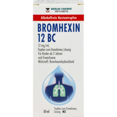 BROMHEXIN 12 BC Tropfen zum Einnehmen