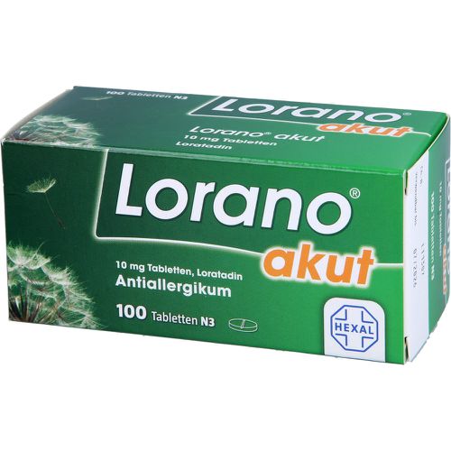 LORANO akut Tabletten 100 St - Allergie - Alle Kategorien - bio-apo.com