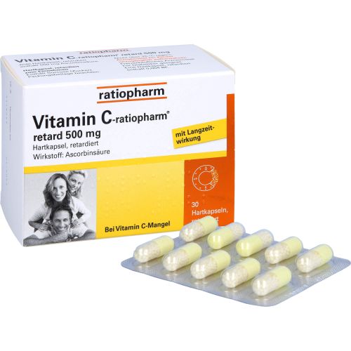 VITAMIN C-RATIOPHARM retard 500 mg Kapseln