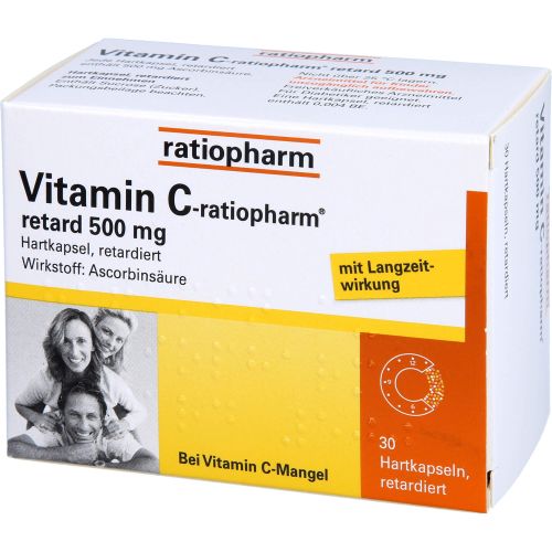 VITAMIN C-RATIOPHARM retard 500 mg Kapseln