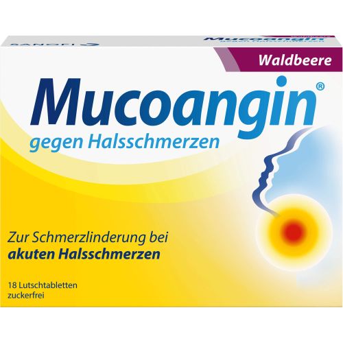 MUCOANGIN Waldbeere 20 mg Lutschtabletten