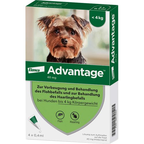 ADVANTAGE 40 Lösung f.Hunde bis 4 kg