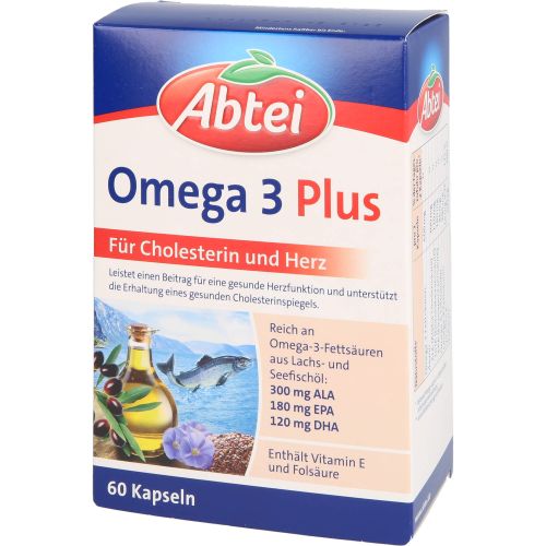 ABTEI Omega-3-6-9 Lachsöl+Leinöl+Oliv.Öl Kapseln