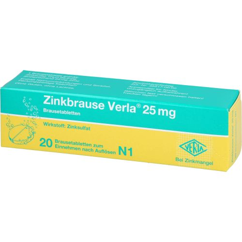 ZINKBRAUSE Verla 25 mg Brausetabletten