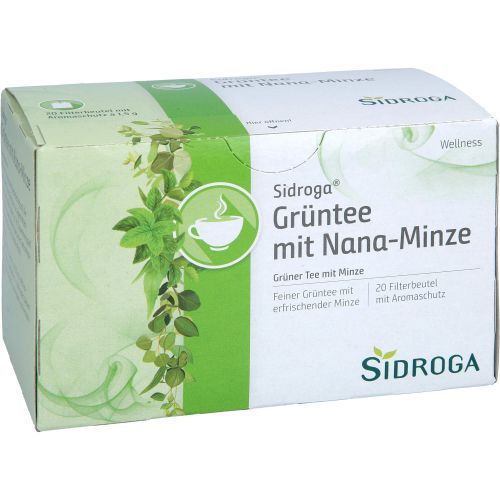 SIDROGA Wellness Grüntee m. Nana-Minze Filterb.