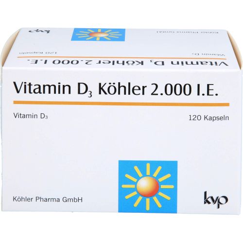 VITAMIN D3 KÖHLER 2.000 I.E. Kapseln