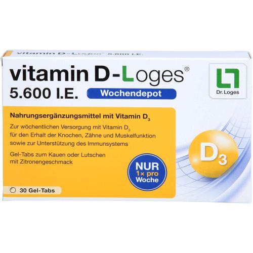 VITAMIN D-LOGES 5.600 I.E. Wochendepot Kautabl.