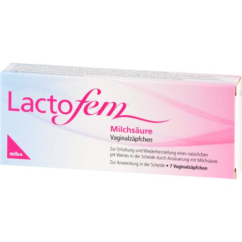 LACTOFEM Milchsäure Vaginalzäpfchen