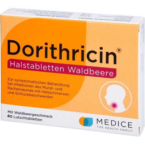 DORITHRICIN Halstabletten Waldbeere