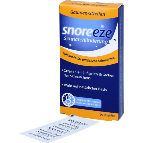 SNOREEZE Schnarchlinderung Gaumenstreifen