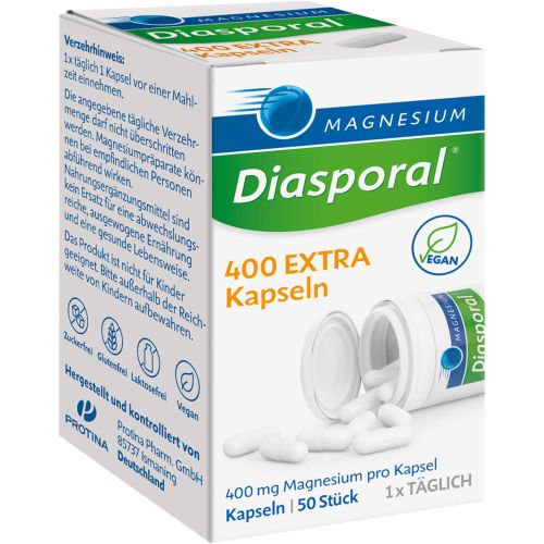 MAGNESIUM DIASPORAL 400 Extra Kapseln