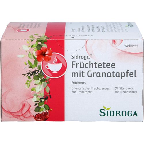 SIDROGA Wellness Früchtetee m.Granatapfel Filterb.