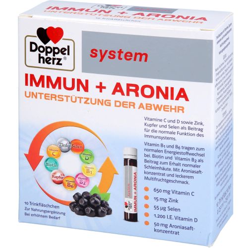 DOPPELHERZ Immun+Aronia system Ampullen