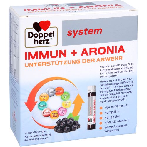 DOPPELHERZ Immun+Aronia system Ampullen