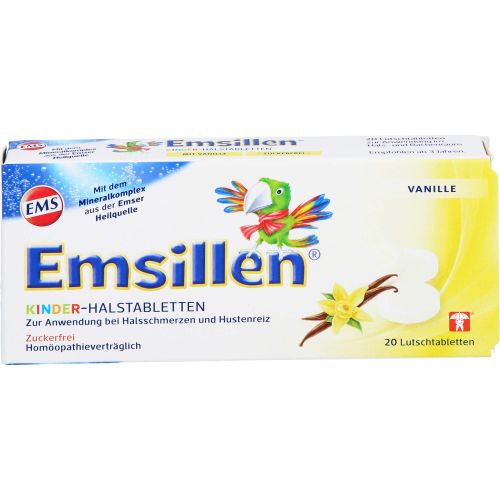 EMSILLEN Kinder Halstabletten Vanille