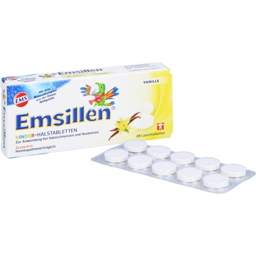 EMSILLEN Kinder Halstabletten Vanille