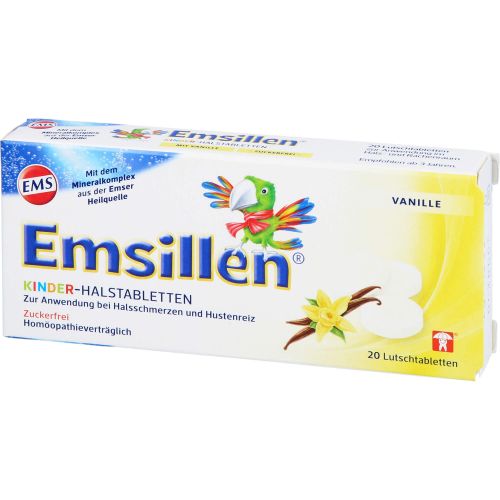 EMSILLEN Kinder Halstabletten Vanille