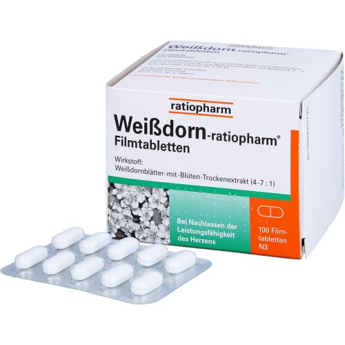 WEISSDORN-RATIOPHARM Filmtabletten