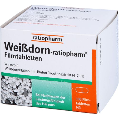 WEISSDORN-RATIOPHARM Filmtabletten