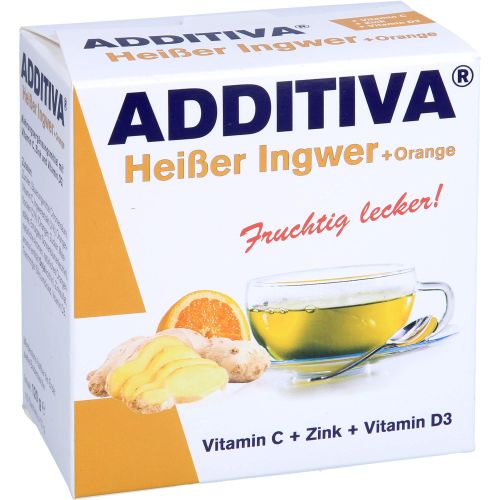 ADDITIVA heißer Ingwer+Orange Pulver