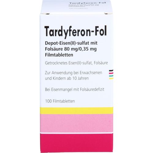 TARDYFERON-Fol Depot-Eisen(II)-sul. m. Fols. Filmtab.* 100 St