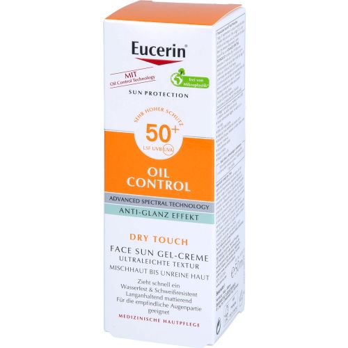 EUCERIN Sun Gel-Creme Oil Contr.Anti-Gl.Eff.LSF50+