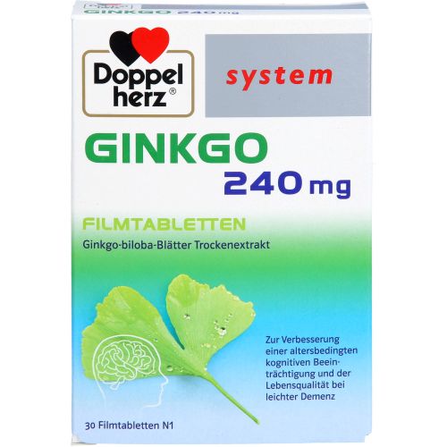 DOPPELHERZ Ginkgo 240 mg system Filmtabletten