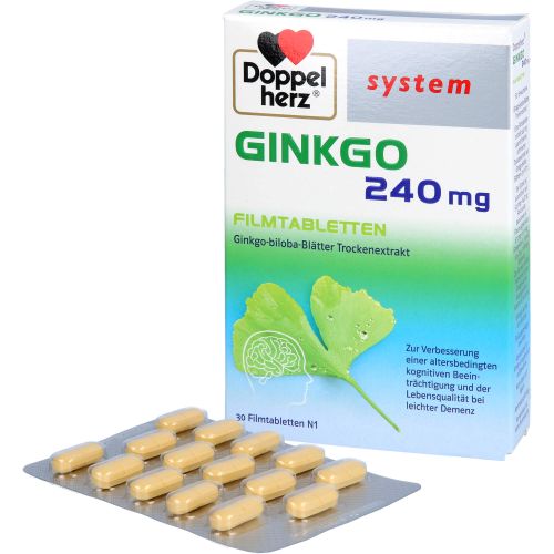 DOPPELHERZ Ginkgo 240 mg system Filmtabletten