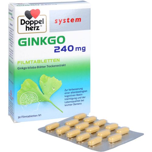 DOPPELHERZ Ginkgo 240 mg system Filmtabletten