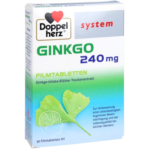 DOPPELHERZ Ginkgo 240 mg system Filmtabletten