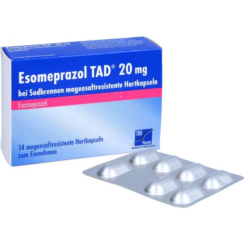 ESOMEPRAZOL TAD 20 mg bei Sodbrennen msr.Hartkaps.