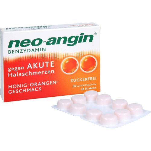 NEO-ANGIN Benzydamin akute Halsschmerz.Honig-Oran.